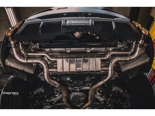 Capristo BMW XM G09 Cat-back with catalytic converters deleting filters GPF Exhaust